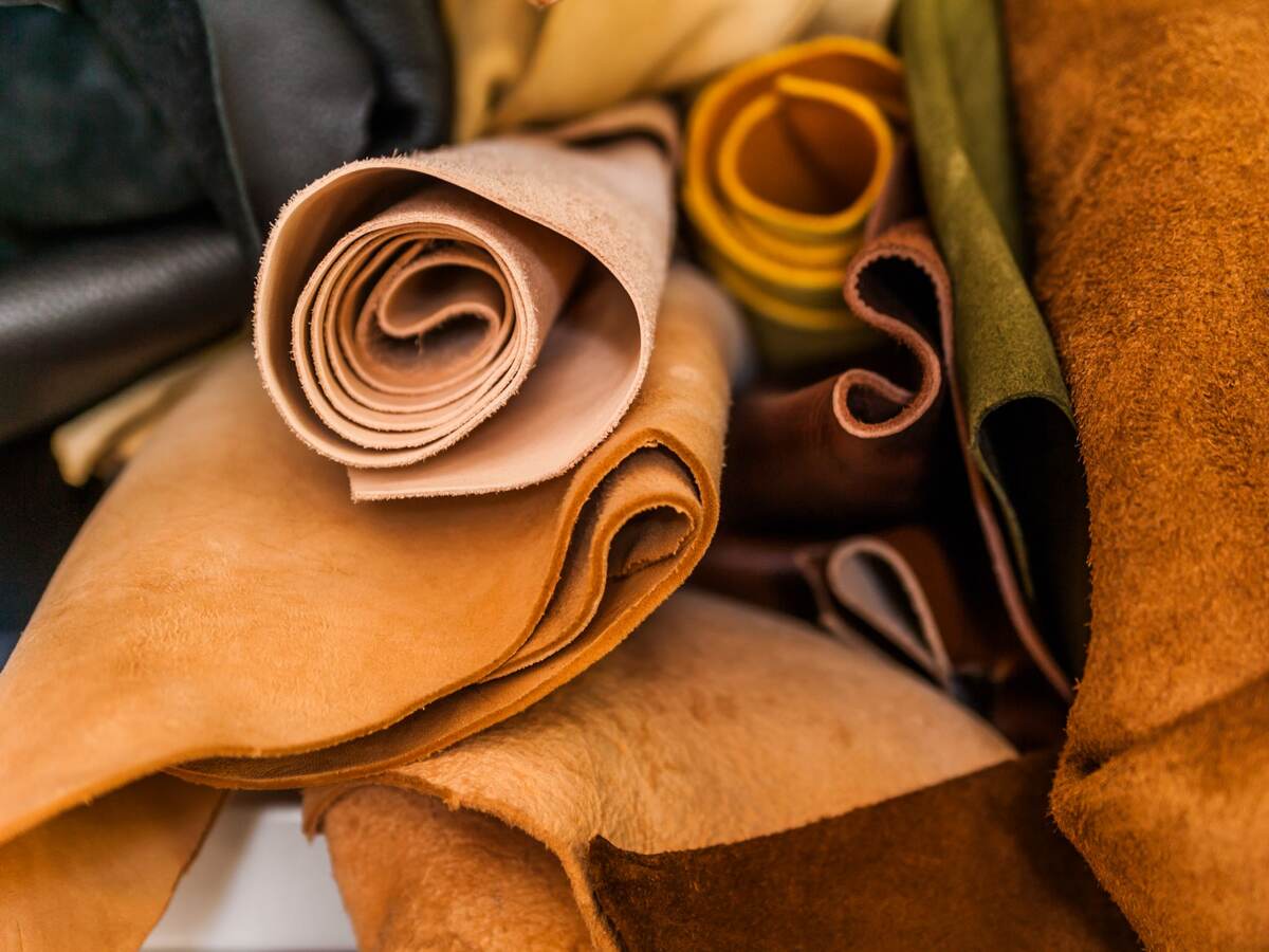 Leather storage in saddlery.